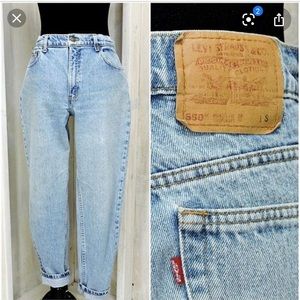 Levi’s 550 tapered jeans